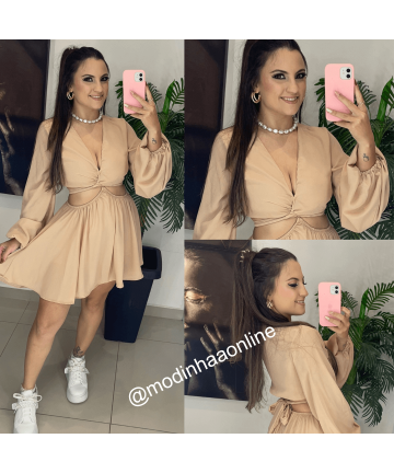 Macaquinho Aghata Bege I